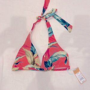 NWT Tropical Bikini Top!